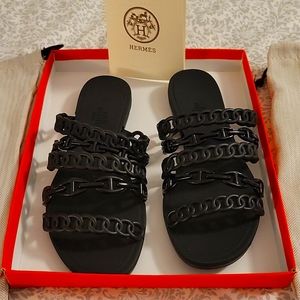 Hermès Rubber Sandals